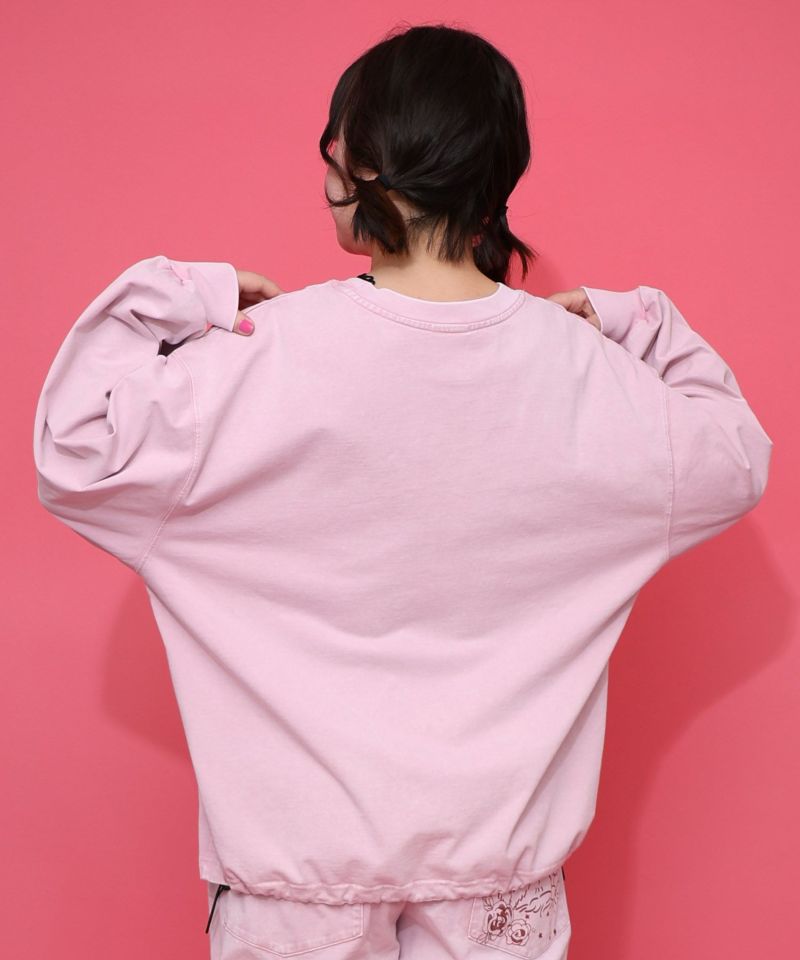 スカラーちゃん柄ヴィンテージ風プルオーバー-11