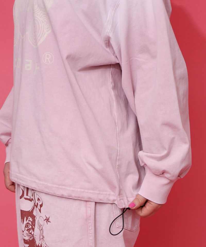 スカラーちゃん柄ヴィンテージ風プルオーバー-12