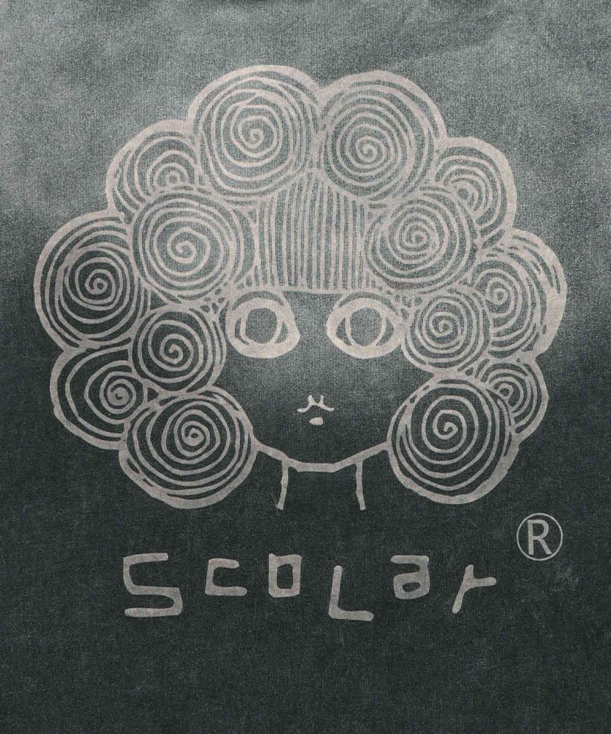 スカラーちゃん柄ヴィンテージ風プルオーバー-15