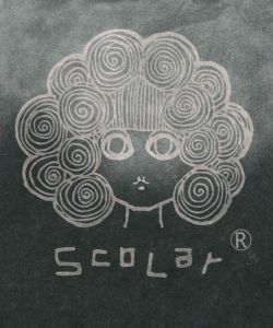 スカラーちゃん柄ヴィンテージ風プルオーバー-15