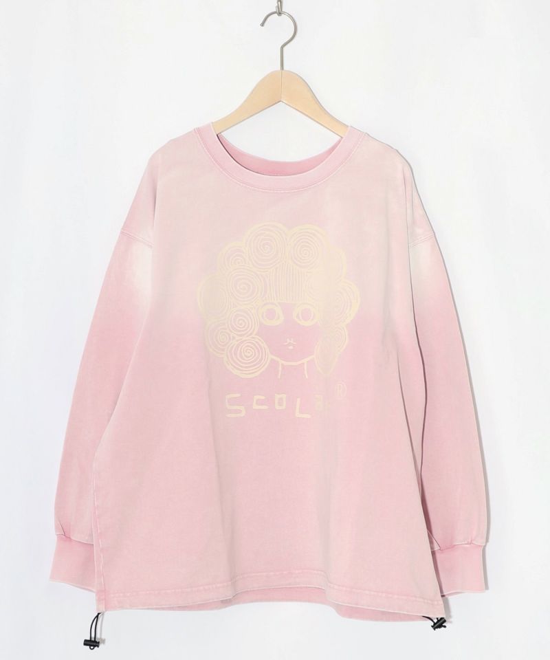 スカラーちゃん柄ヴィンテージ風プルオーバー-16