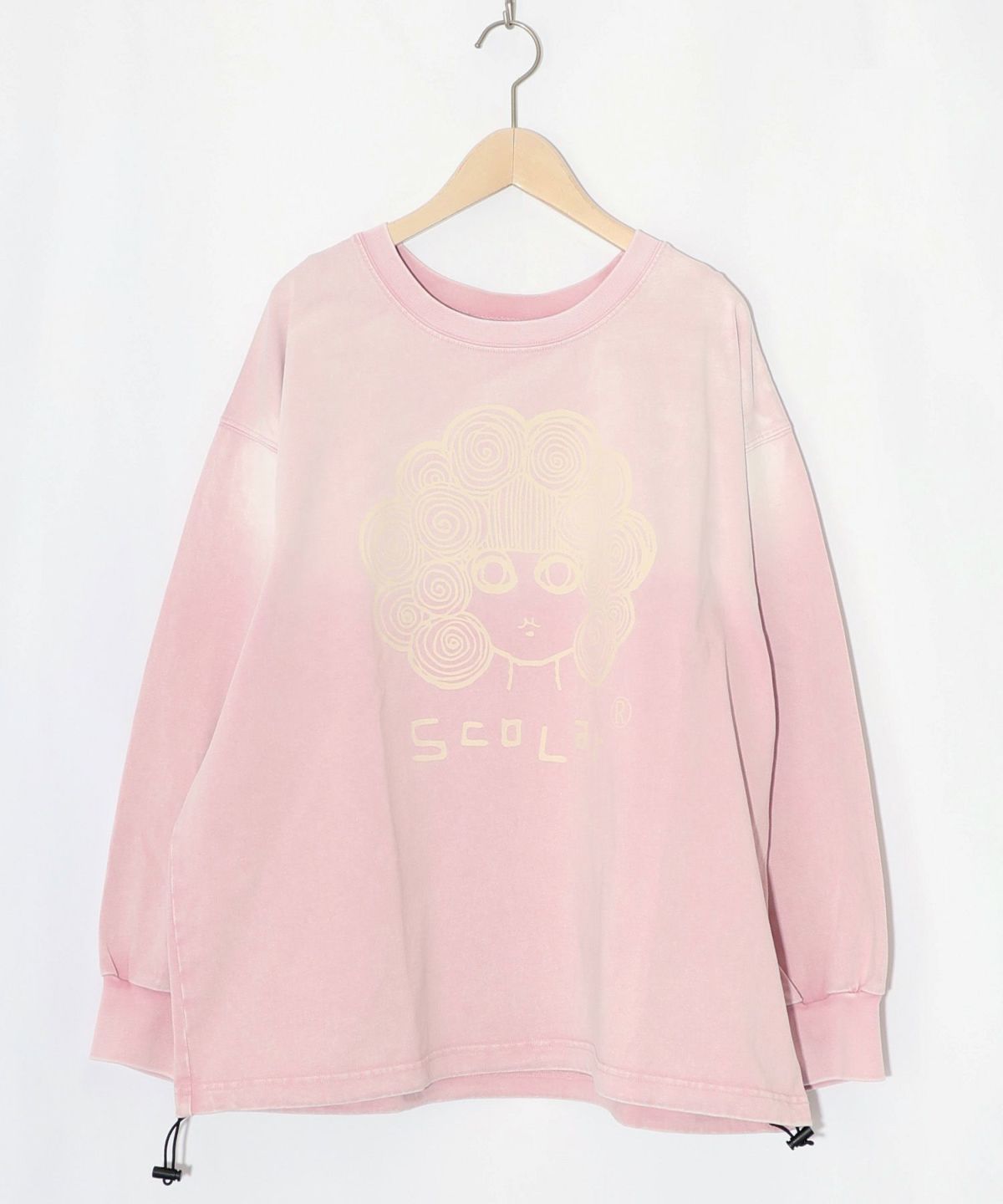 スカラーちゃん柄ヴィンテージ風プルオーバー-16