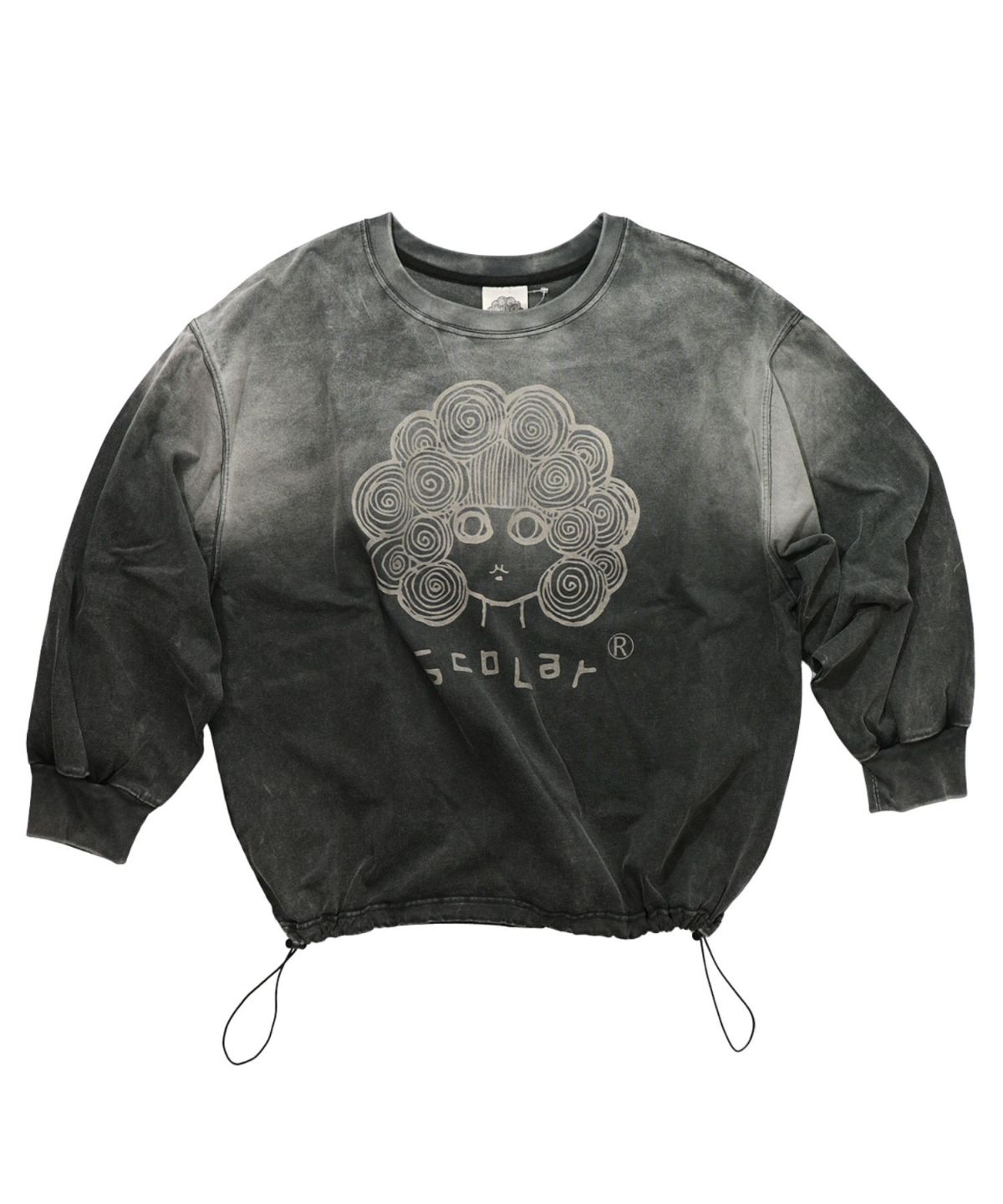 スカラーちゃん柄ヴィンテージ風プルオーバー-25