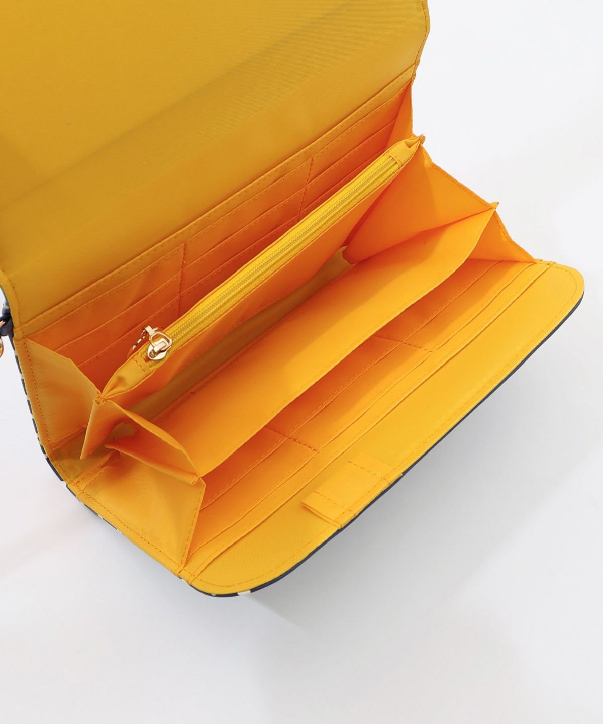 頭巾わんちゃん×ドット柄 ロゴ刺繍入りマルチケース-19