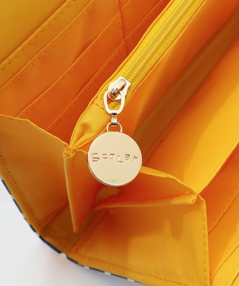 頭巾わんちゃん×ドット柄 ロゴ刺繍入りマルチケース-22