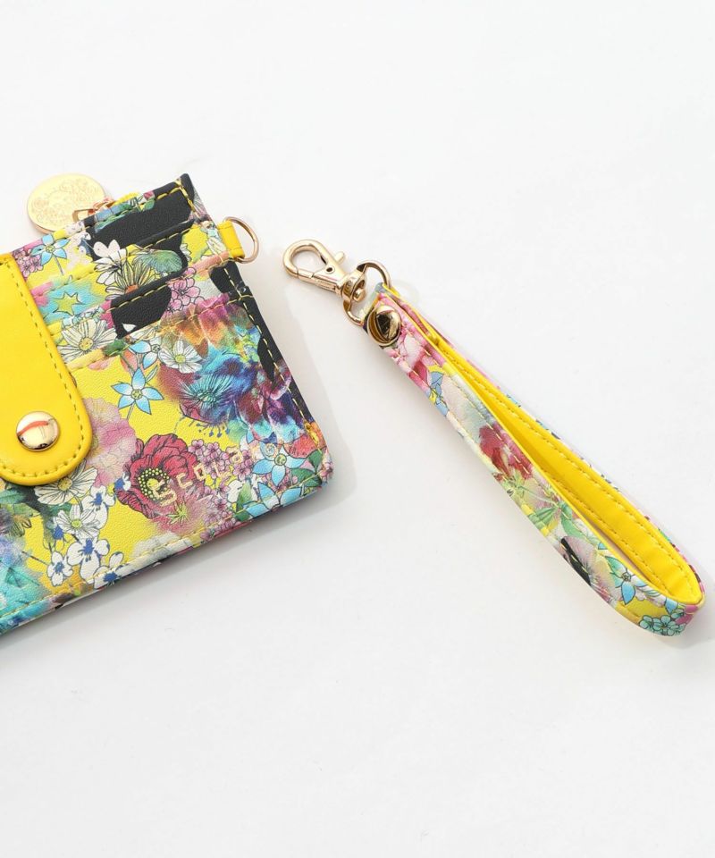 黒ネコ×スカラーちゃん 花柄フラグメントケース-12