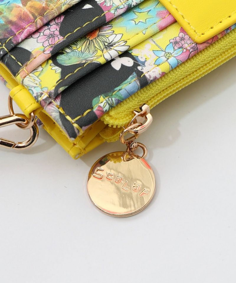 黒ネコ×スカラーちゃん 花柄フラグメントケース-15