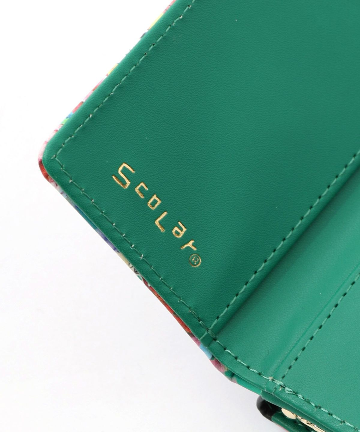 黒ネコ×スカラーちゃん 花柄口金財布-18