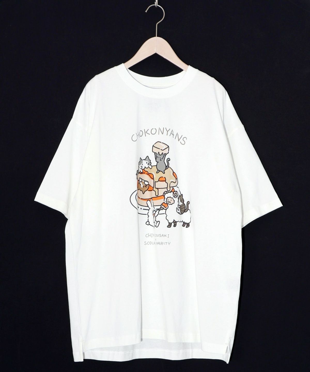 ちょこにゃんず パンケーキTシャツ-18