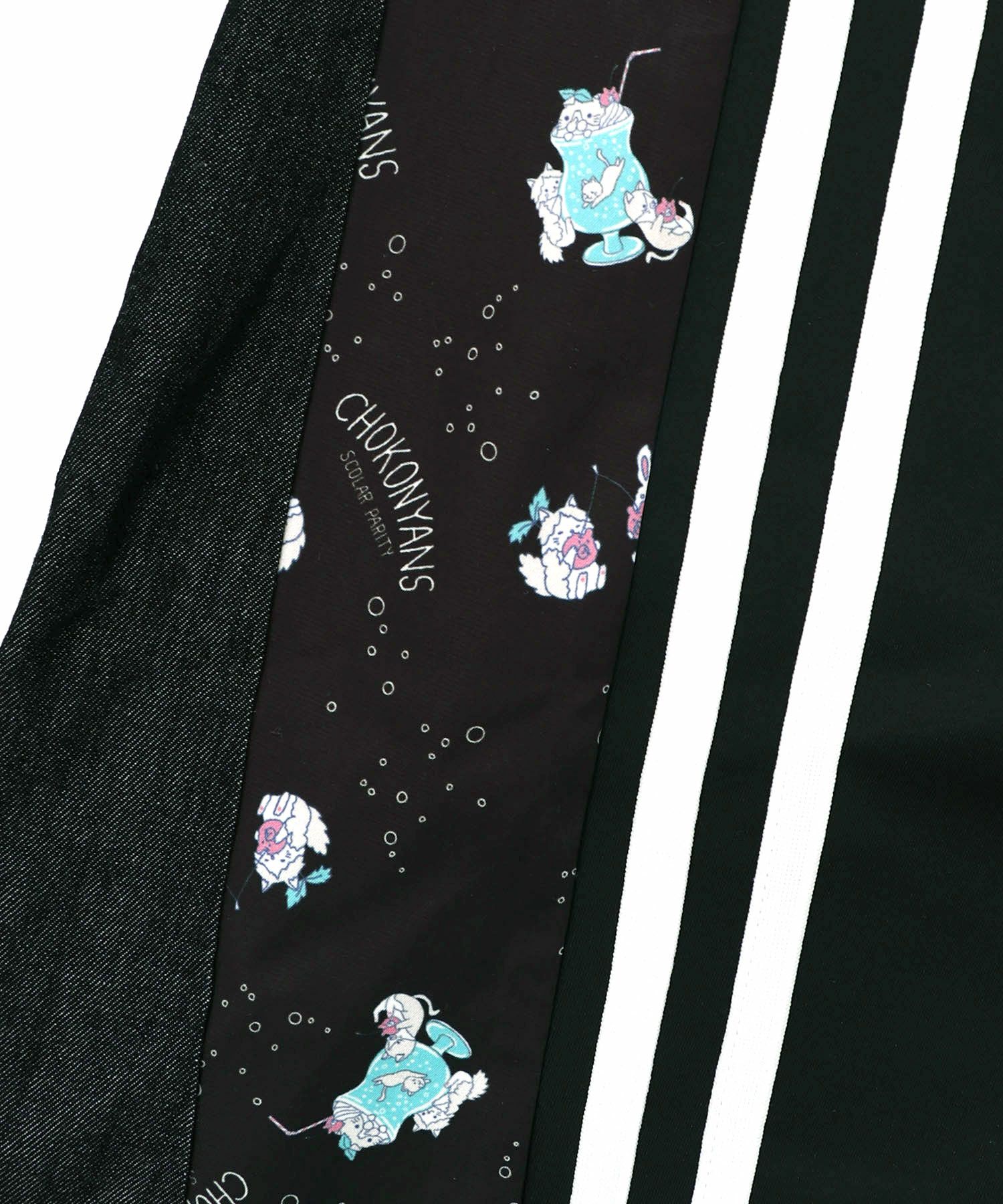 361109：桜咲千依さんコラボ第5弾 ちょこにゃんず ジャージ×デニム切替