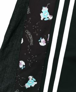 ちょこにゃんず ジャージ×デニム切替パンツ-16