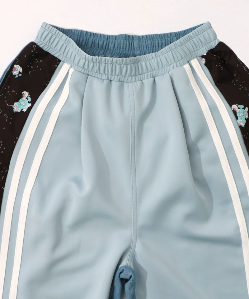 ちょこにゃんず ジャージ×デニム切替パンツ-20