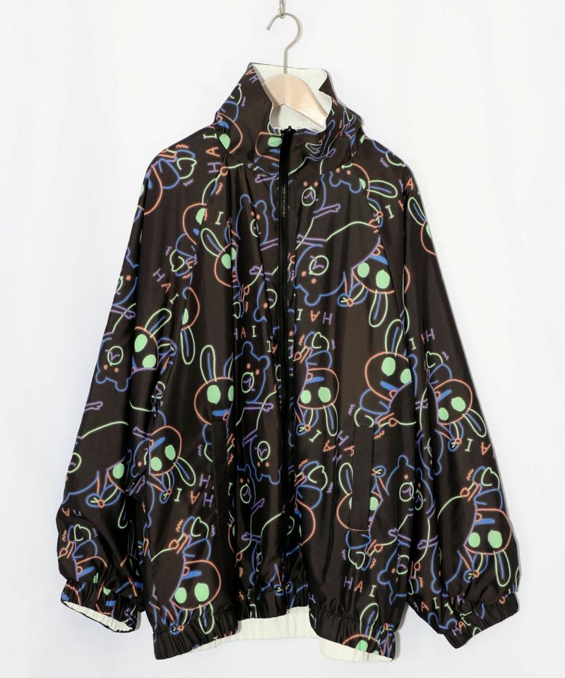 組体操クマうさぎリバーシブルワッシャーブルゾン-11