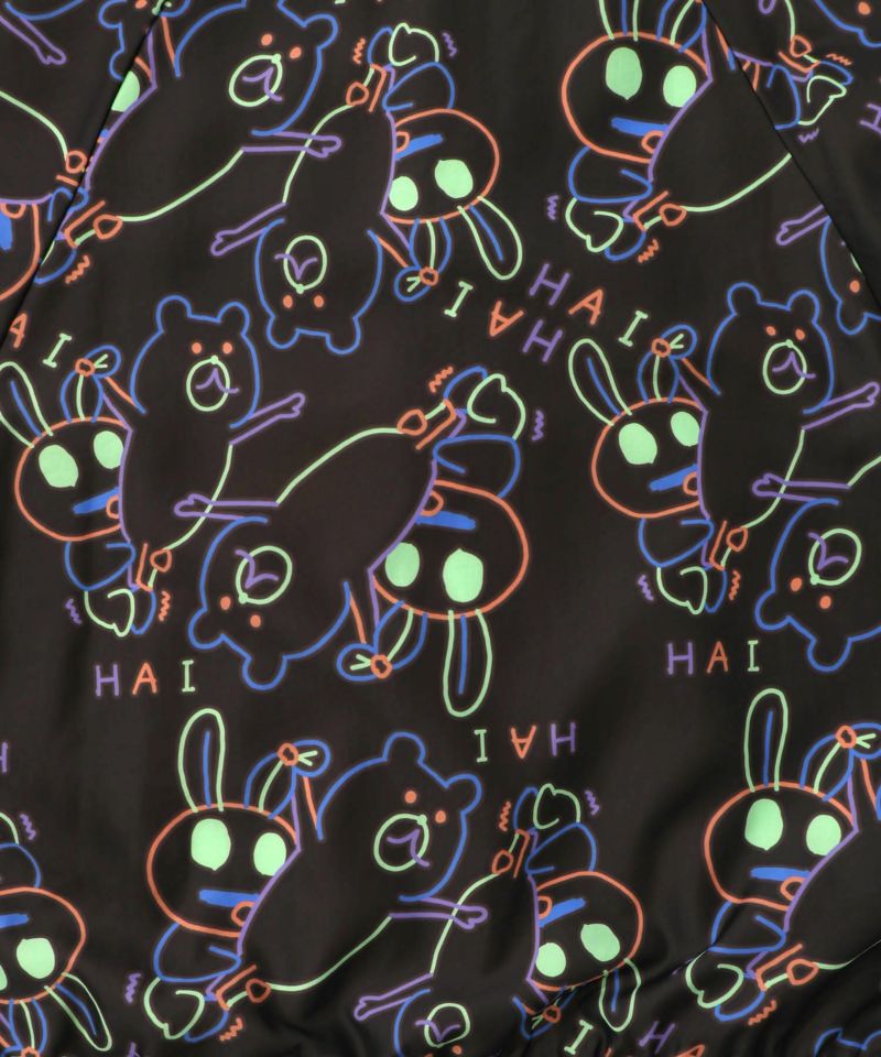 組体操クマうさぎリバーシブルワッシャーブルゾン-13