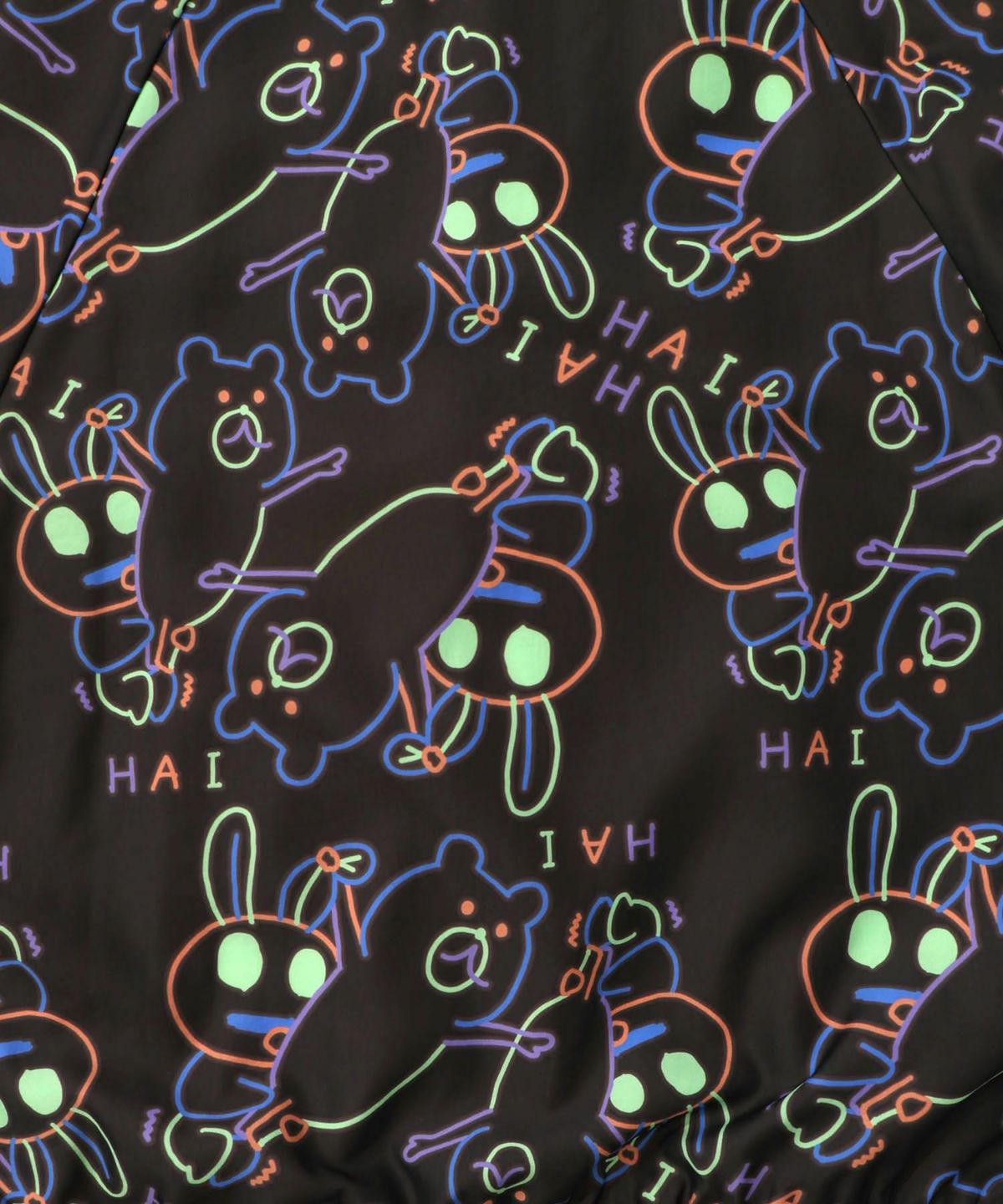 組体操クマうさぎリバーシブルワッシャーブルゾン-13