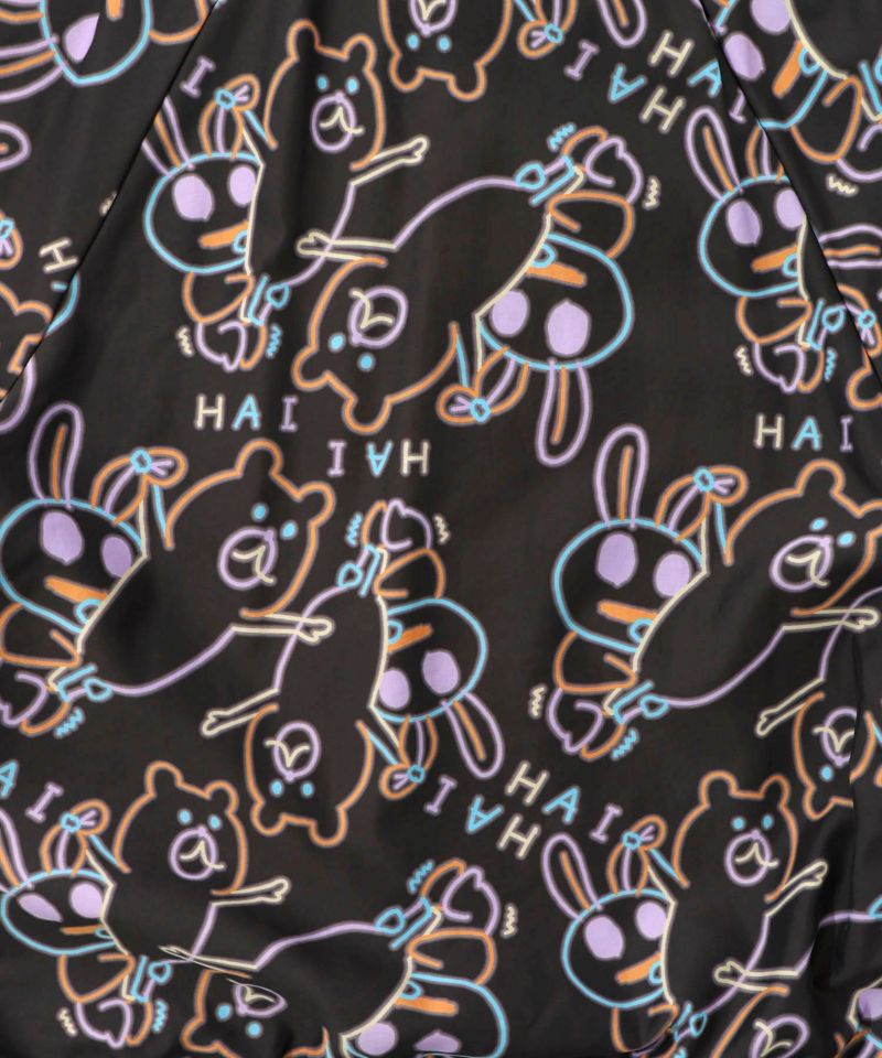 組体操クマうさぎリバーシブルワッシャーブルゾン-16