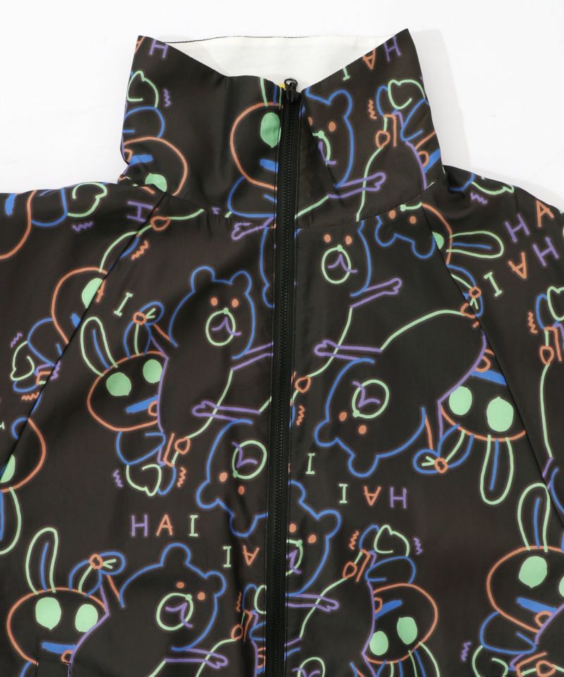 組体操クマうさぎリバーシブルワッシャーブルゾン-17