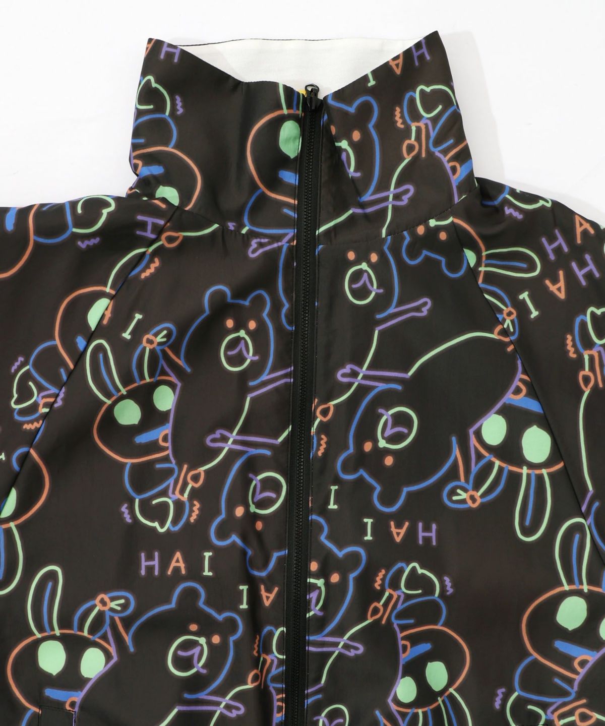 組体操クマうさぎリバーシブルワッシャーブルゾン-17