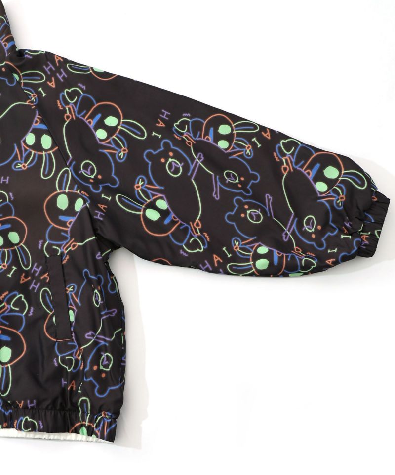 組体操クマうさぎリバーシブルワッシャーブルゾン-18