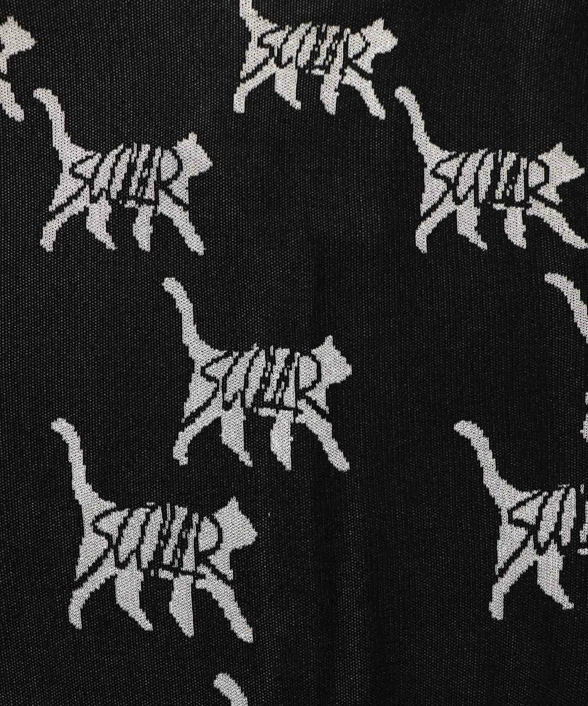 ネコスカラーUVジャガードカーディガン-18