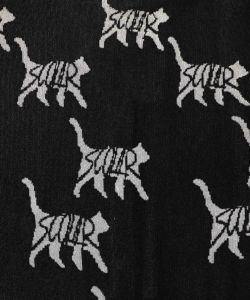 ネコスカラーUVジャガードカーディガン-18