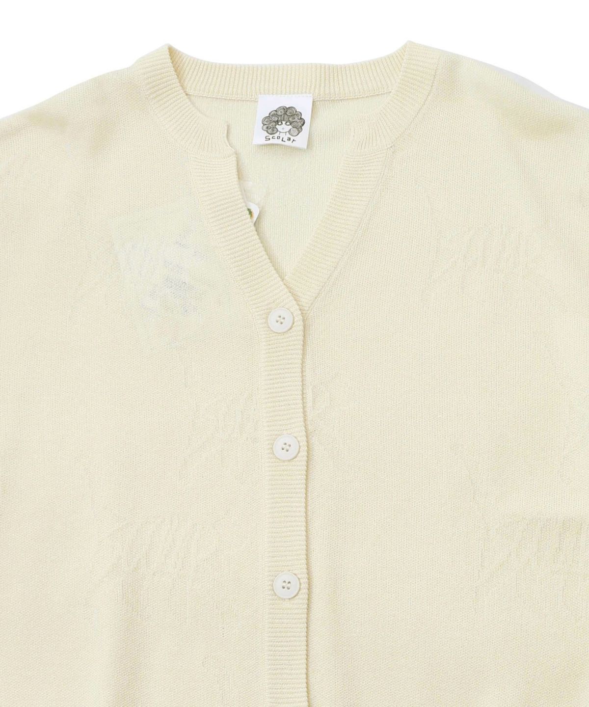 ネコスカラーUVジャガードカーディガン-19