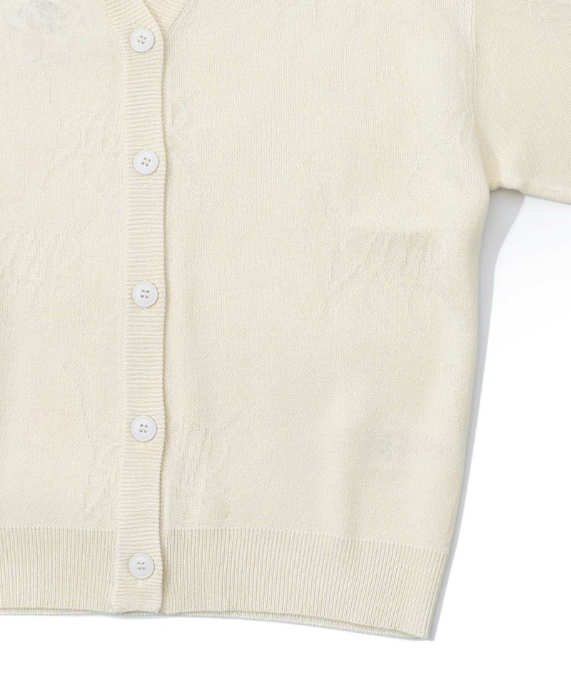 ネコスカラーUVジャガードカーディガン-21