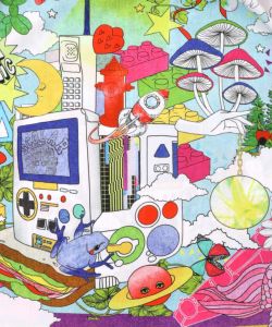 レトロスカーフ柄ワッシャー加工スカート-13